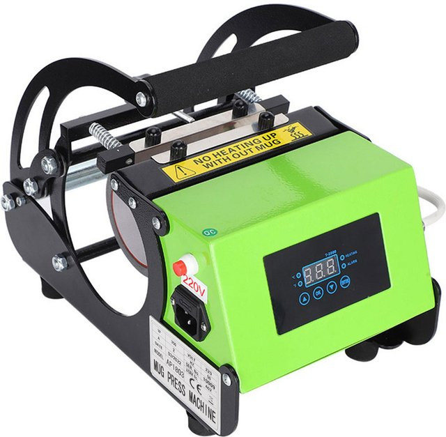 Aimo Heißtransfermaschine für Kaffeetassen zur Sublimation, Beschichtungsanlage mit EU-Stecker, Grün - Bild 1