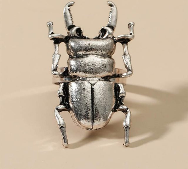 Ring Käfer, Silber, Damen - Bild 1