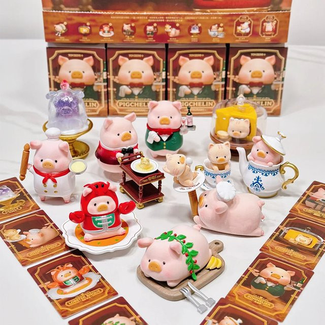 LULU Pig Fünf-Sterne-Restaurant-Serie, Blind Box, Anime-Figur, Einzelfigur - Bild 1