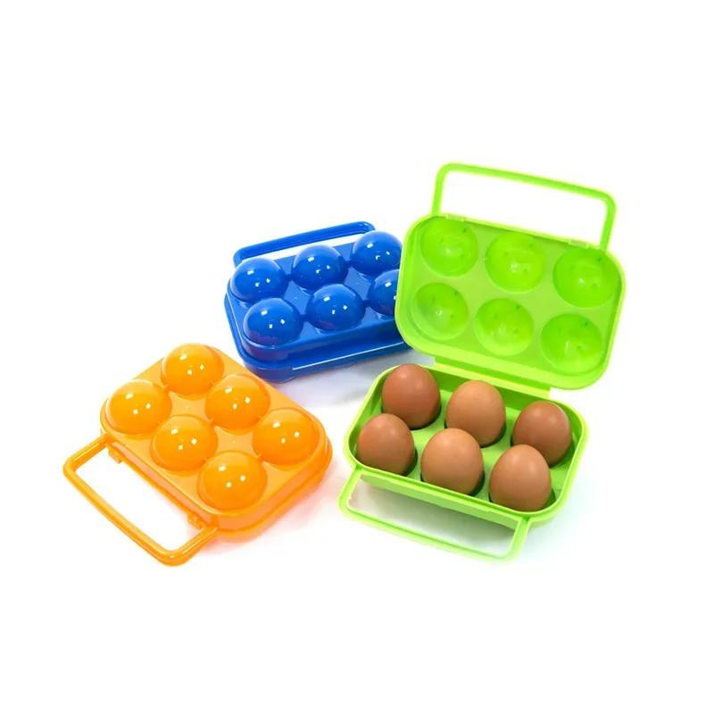 Tragbarer Eierkarton und Aufbewahrungsbehälter für Outdoor-Camping und Picknick - Bild 1