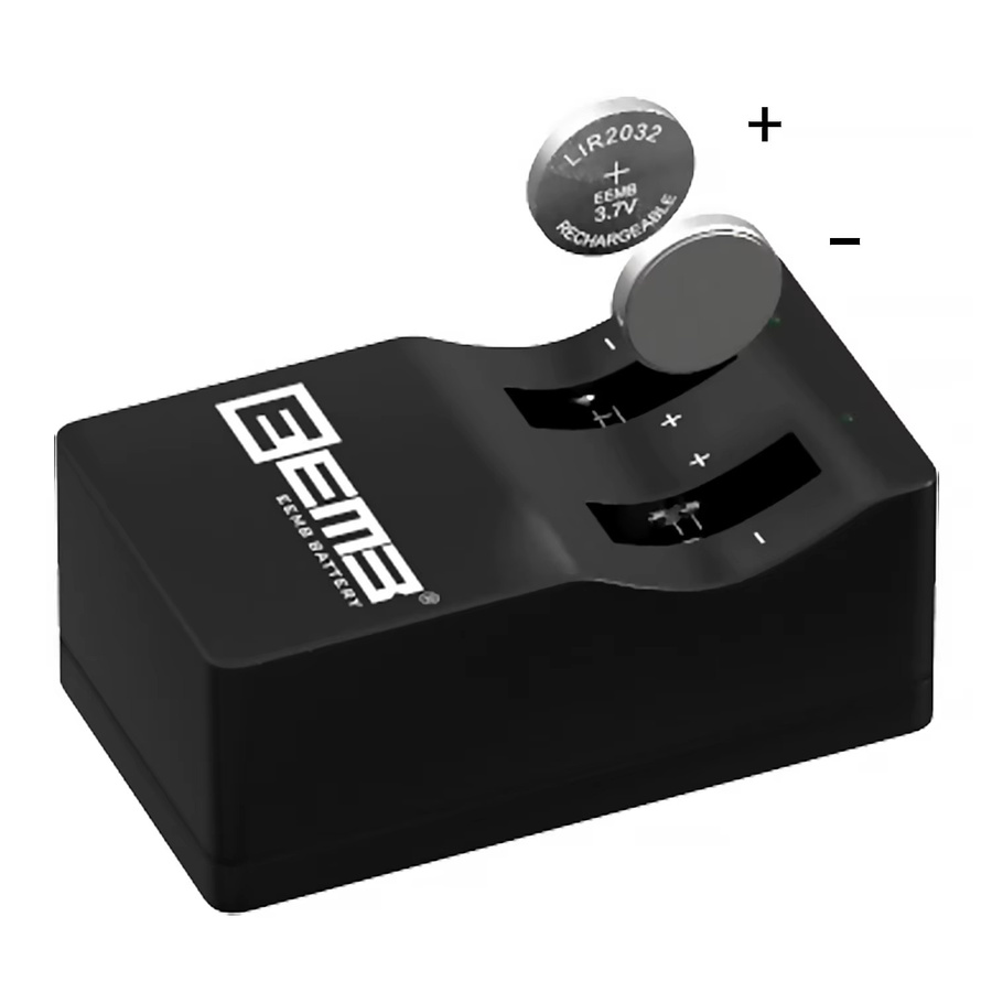 EEMB LIR2032H Wiederaufladbare Lithium-Batterie 3,7V 70mAh in Silber für Smartwatches und Laptop-Motherboards - Bild 3