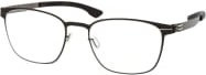 ic! berlin Tilmann Brille, Vollrand, Quadratisch, Metall, Black, Herren - Bild 1