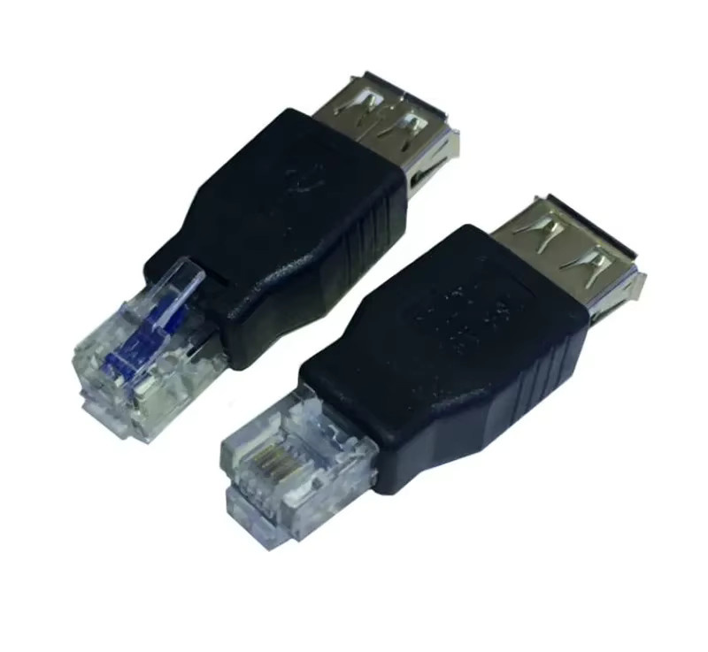 BSN USB 2.4A auf RJ11 4-Pin 6P4C Adapter in Schwarz - Bild 2