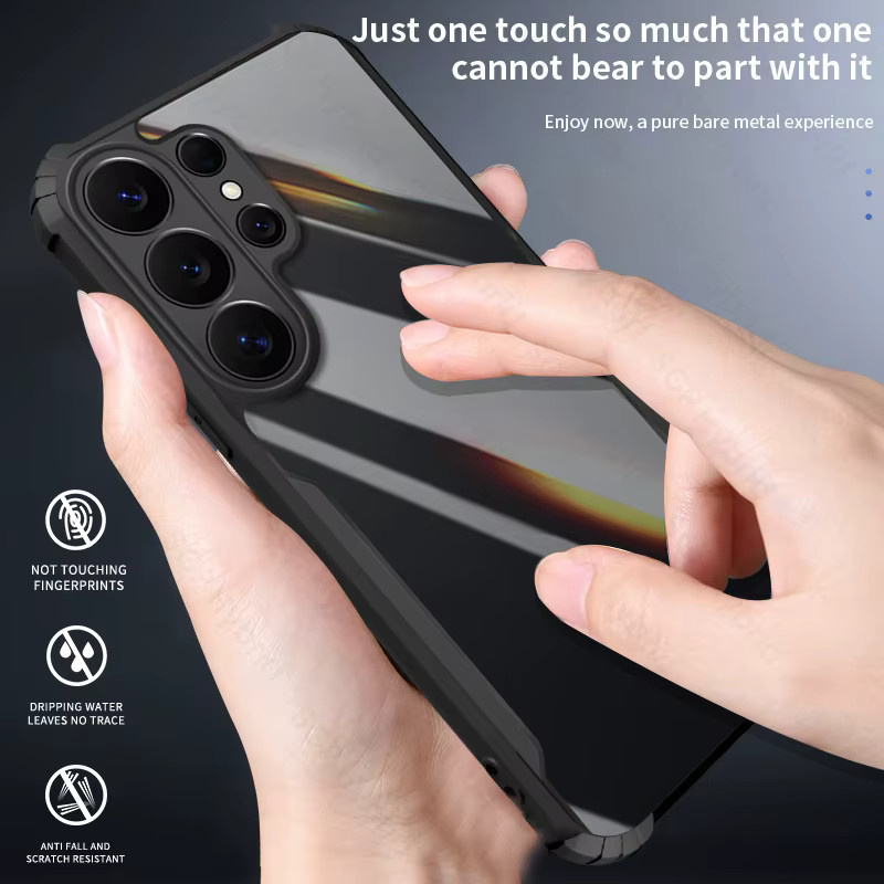 Transparente Kristall-Acryl Schutzhülle für Samsung Galaxy S26 Ultra und Samsung Galaxy S26 Plus, stoßfeste Panzerhülle - Bild 2