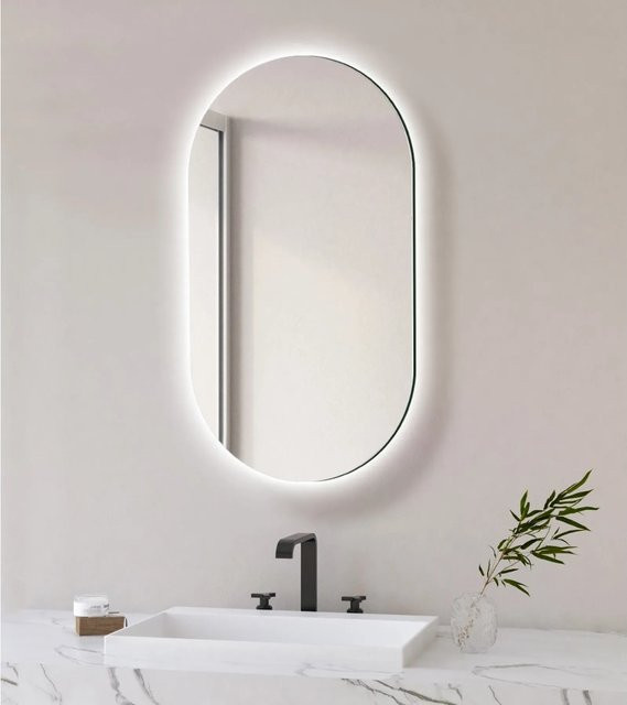 DSK LED-Lichtspiegel Silver Pico B: 50 cm, H: 90 cm - Bild 1