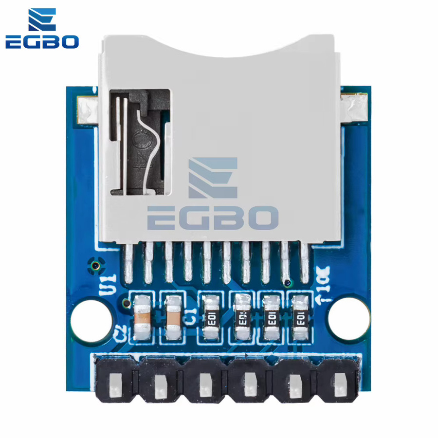 EGBO Micro SD Speicher Expansion Board Mini TF Karte Memory Shield Modul mit Pins für ARM AVR in Blau - Bild 2