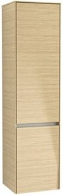 Villeroy & Boch Hochschrank Collaro in Nordic Oak mit Glastüren, B/T/H: 40,4 x 34,9 x 153,8 cm - Bild 1