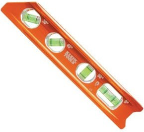 Klein Tools Aluminium-Torpedo-Wasserwaage Billet Orange mit Hochleistungsmagnet, Länge: 200 mm - Bild 1