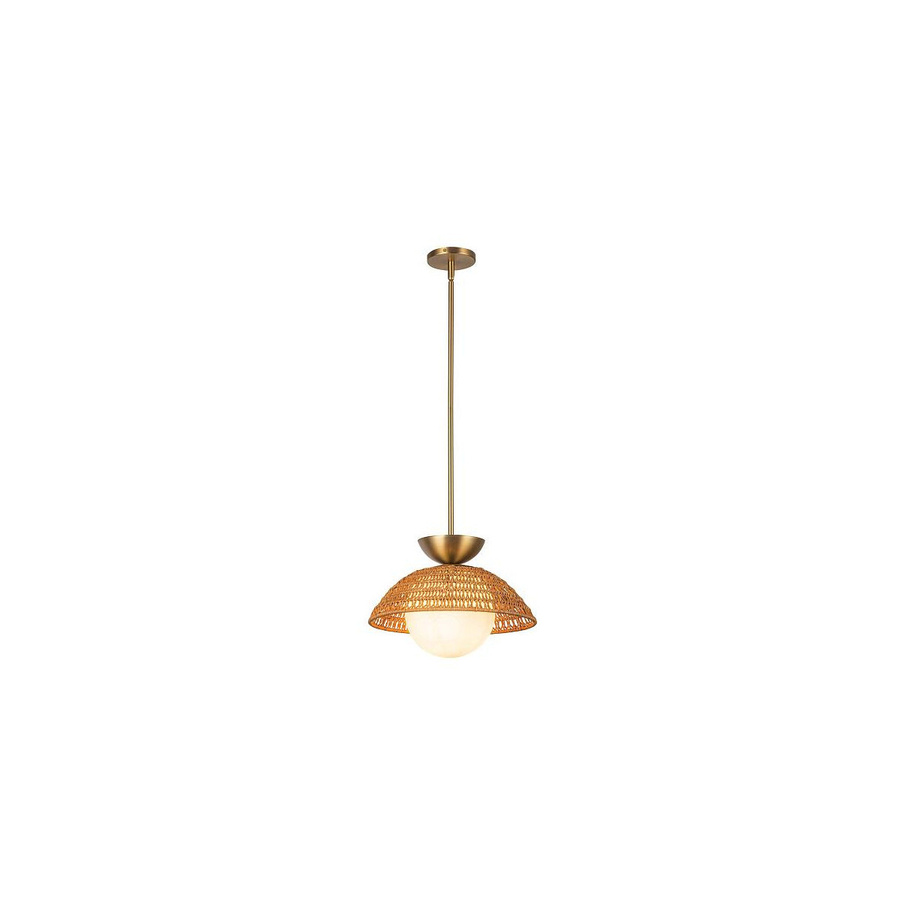 Alora Mood Perth Pendelleuchte in Gold/Messing im Boho-Design - Bild 1