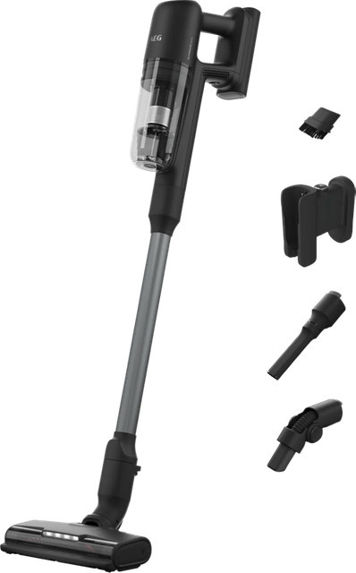 AEG AP71UB14GG 7000 ULTIMATE Beutelloser Akku-Staubsauger in Schwarz mit LED-Scheinwerfer und Parkettbürste - Bild 1