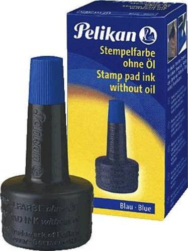 Pelikan Stempelfarbe Blau, 28 ml, ölfrei - Bild 1