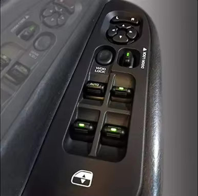 Malcayang Power Fenster Master Control Schalter für Jeep Cherokee XJ Serie 4 Tür 1997-2001, Schwarz, 56009449AC 56009451AC 56009450AC - Bild 4