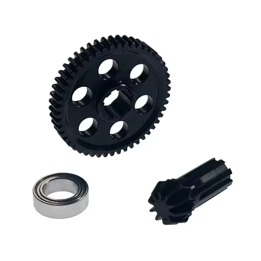 MJX RC Autos Ersatzteile, Stahl Stirnräder Vorderarme, Metall, Schwarz - Bild 1