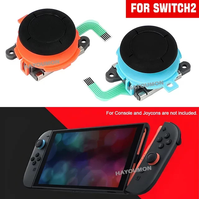 HeroAngel 3D Analog-Joystick-Ersatzset für Nintendo Switch Joycons, 2 Stück (Links und Rechts) - Bild 1