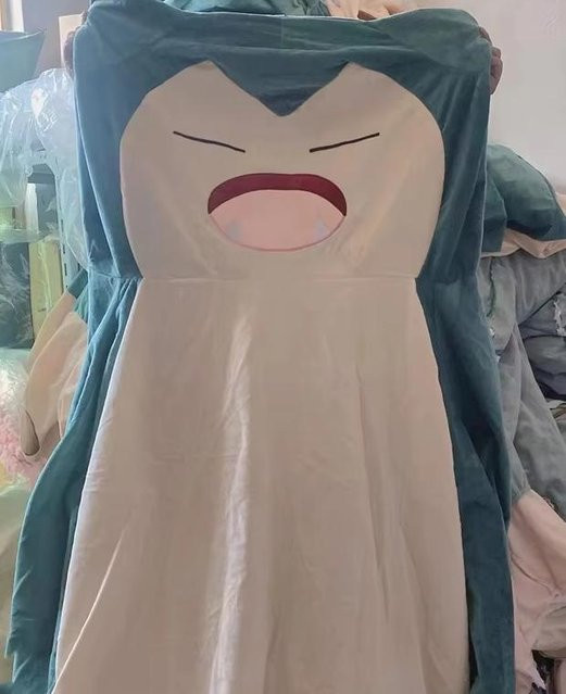Pokémon Snorlax Plüschtier, 150cm, mit Lederhülle - Bild 1