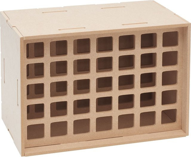 VBS Stiftebox Flexio Basic Box aus Holz in Beige mit mehreren Fächern - Bild 1