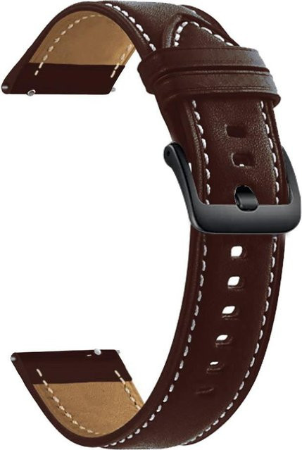 Uhrenarmband Leder, kaffeebraun, Unisex - Bild 1