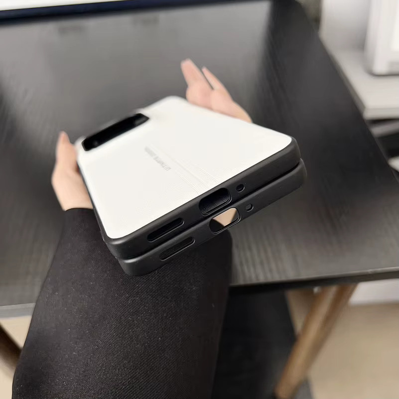 Luxuriöse Business-Handyhülle aus PU-Leder für Motorola Moto Edge 70 Ultra in Schwarz - Bild 5