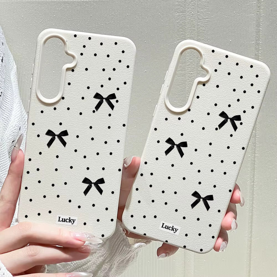 INS Schleifenknoten Lederhülle für Samsung Galaxy Serie in Pink - Bild 3