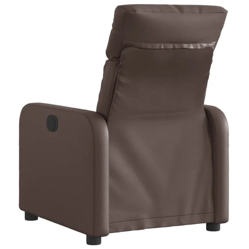 Vidaxl Elektrischer Relaxsessel in Braun mit Kunstlederbezug im modernen Design - Bild 3