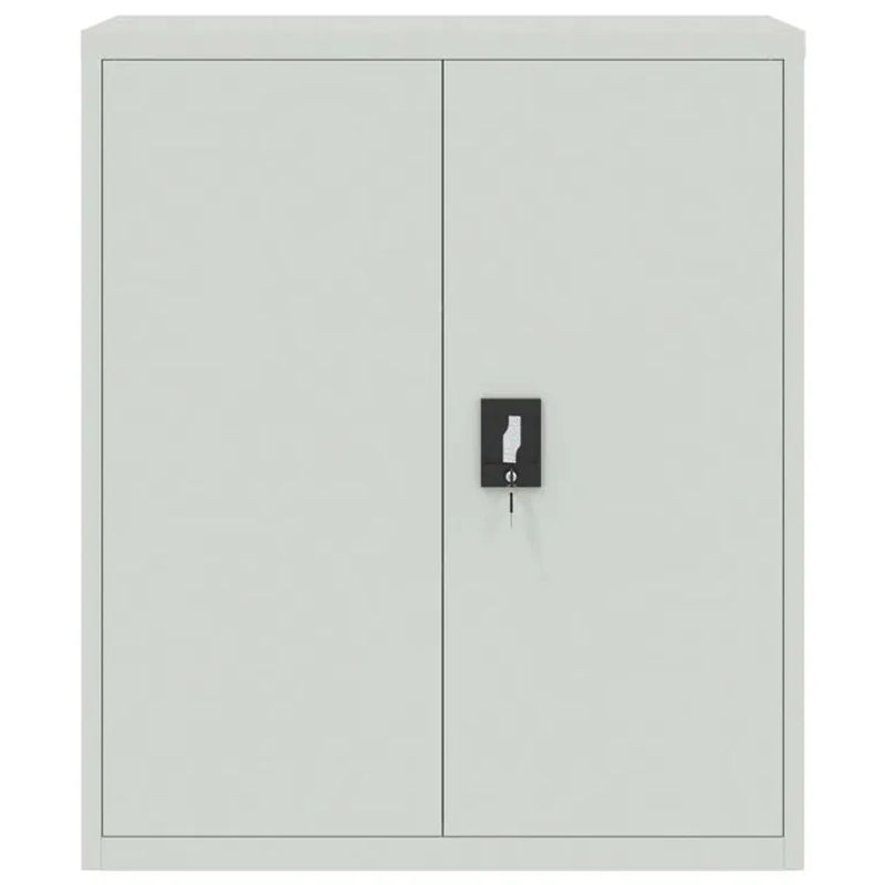 Vidaxl Aktenschrank aus Stahl in Grau mit Drehtüren, B/T/H: 90 x 40 x 145 cm - Bild 1