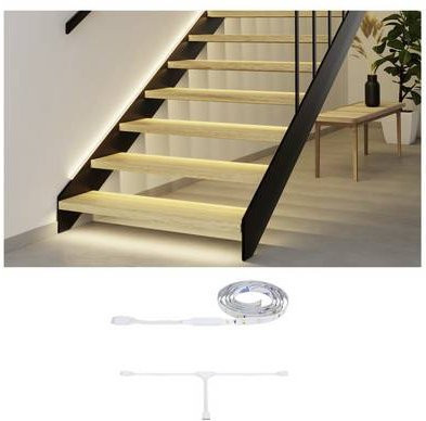 Paulmann MaxLED Stair LED-Streifen-Erweiterung in Weiß, Warmweiß, 1 m - Bild 1
