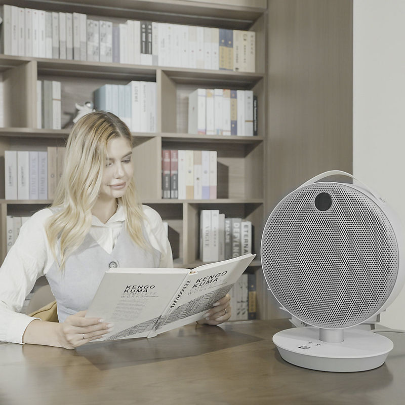 SHX Premium PTC-Heizlüfter mit Tischfuß 2200W in Weiß - Bild 2