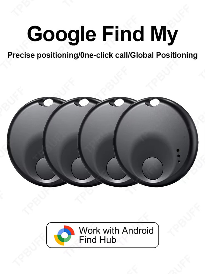 Google Find My GPS Tracker für Android, Tragbarer Smart Activity Tracker in Schwarz - Bild 5