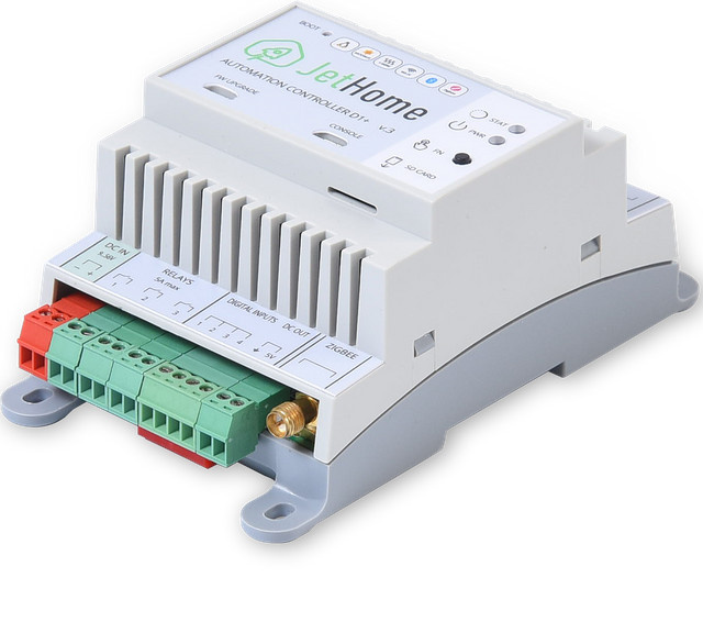 JetHome D1+ V.3 JetHub Energiesparendes Smart Home Zentralsteuerungsmodul für die DIN-Schiene in Weiß - Bild 1