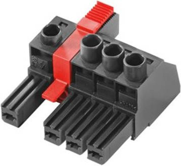 Weidmüller Buchsengehäuse-Kabel BV/SV in Schwarz mit 4 Rastermaß 7.62 mm, 32 Stück - Bild 1