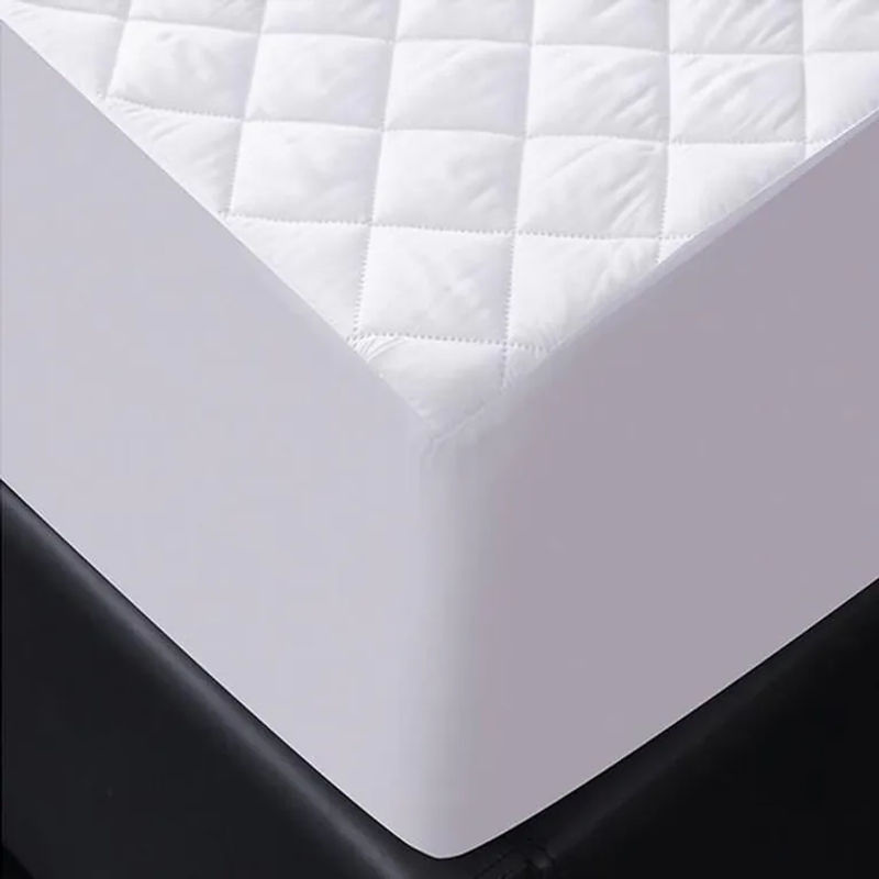 Wasserdichter und gesteppter Matratzenschoner von Your Warm Home in Weiß, atmungsaktiv und geräuschlos, B/T/H: 99 x 190 x 36 cm - Bild 4