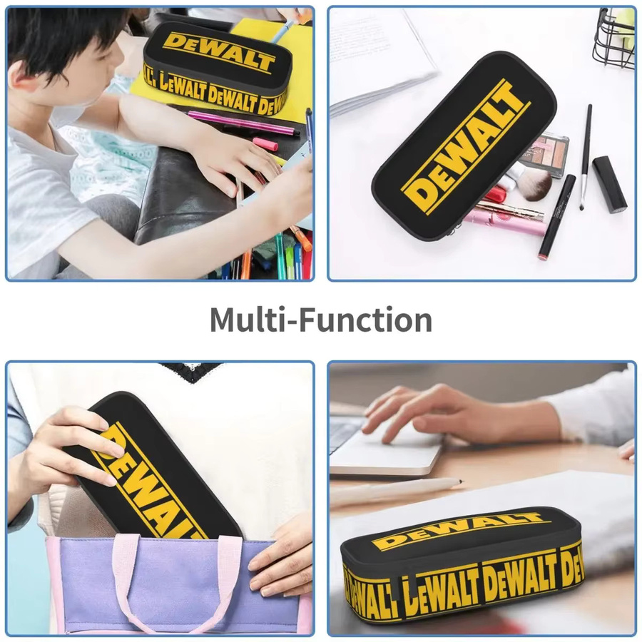 DEWALT Federmäppchen mit Reißverschluss für Schüler in Schwarz - Bild 4
