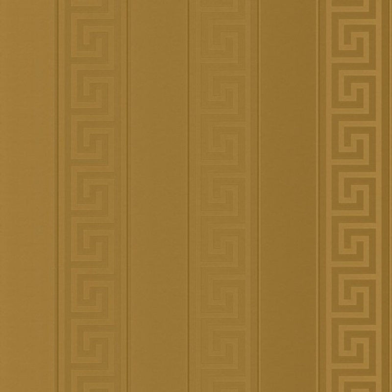 Profhome Vliestapete mit Streifen in Gold, leicht strukturiert und glänzend, 7,035 m2 - Bild 1