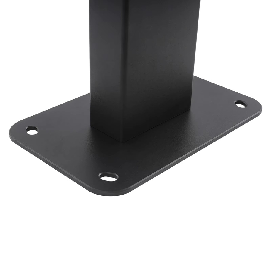 Ladestation für Elektrofahrzeuge mit Standfuß und Kabelöffnungen in Schwarz, H x B x T: 130,5 x 28 x 21 cm - Bild 6