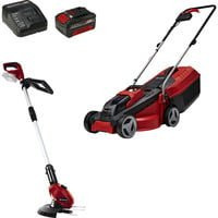 Einhell Power X-Change Akku-Rasenmäher-Set GE-CM 18/30 mit Rasentrimmer GE-CT 18, inklusive Akku und Ladegerät, Rot/Schwarz - Bild 1