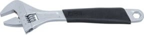 BGS Rollgabelschlüssel mit Kunststoff-Softgriff in Silber, SW max. 36 mm - Bild 1