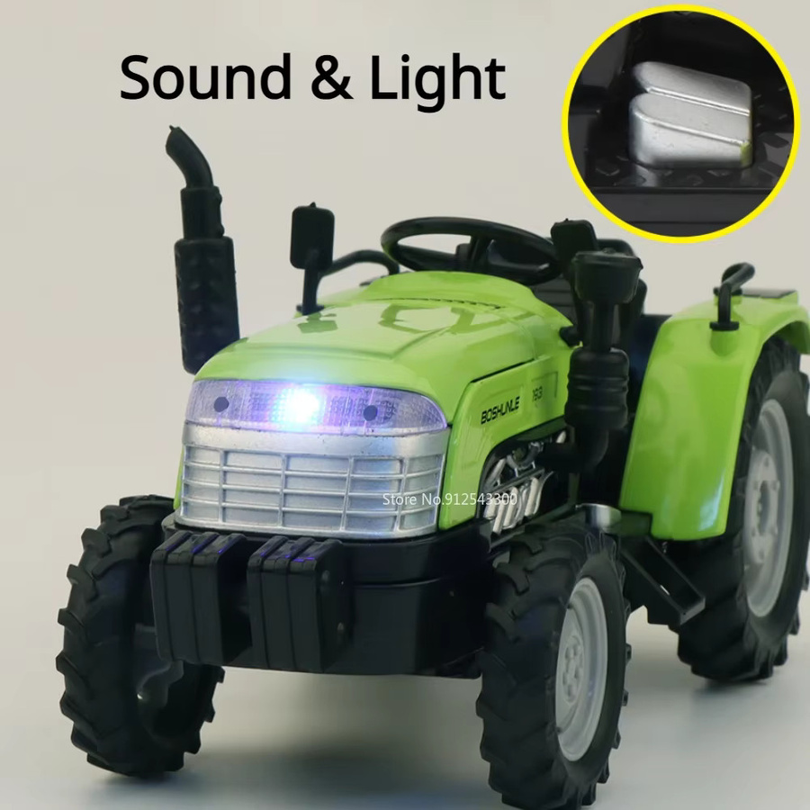 DUFFDUN Bauernhof landwirtschaftlicher Traktor, Modellauto, 1:32, Metall, mit Licht - Bild 3