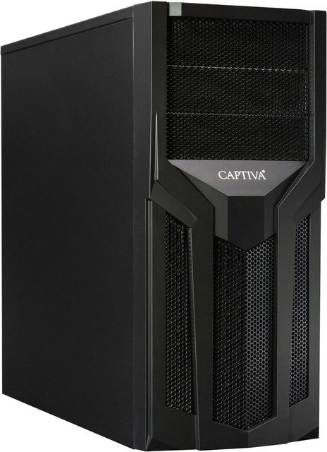 CAPTIVA Workstation I72-660 Desktop PC mit Intel Core i7, 32 GB DDR4-SDRAM, 1 TB SSD, Windows 11 Pro, Schwarz - Bild 1