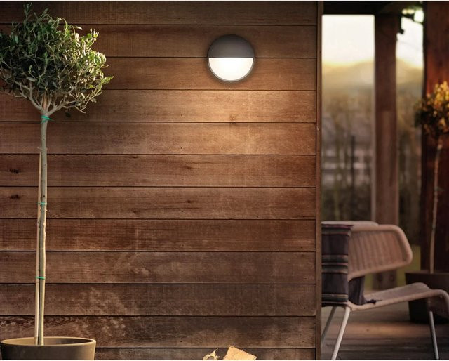 Philips myGarden LED-Außenwandleuchte Capricorn in Anthrazit mit warmweißem Licht aus Aluminium-Druckguss - Bild 1