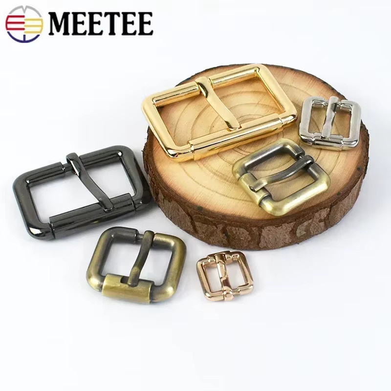 Meetee 5er Set Metall Taschenschließen aus Stahl in Silber, 10-38mm DIY Hardware Zubehör - Bild 1