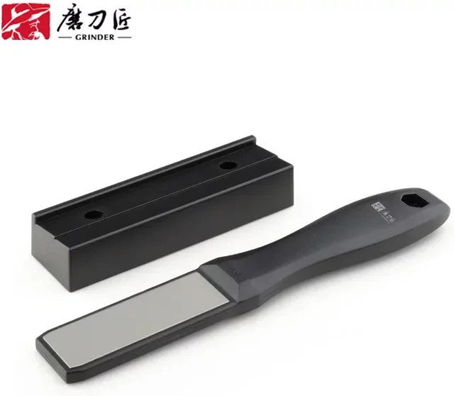 TAIDEA Diamant-Schleifstein-Schärfer TG1102 für Messer und Outdoor-Werkzeug, Schwarz, rechteckig - Bild 1