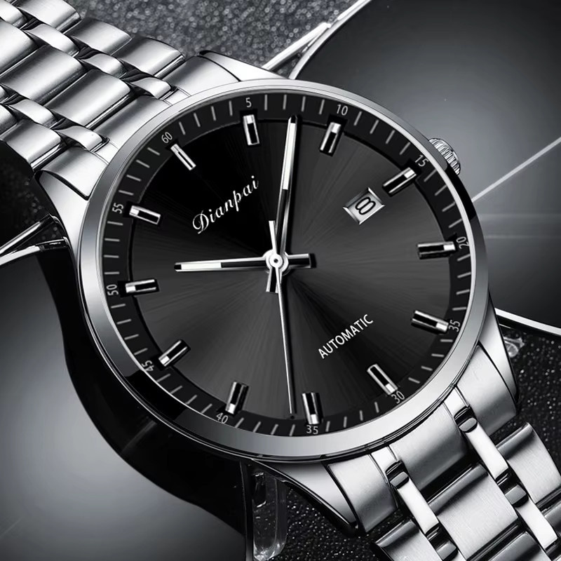 Dianpai Armbanduhr, Automatik, Edelstahl, Bicolor, Herren - Bild 4