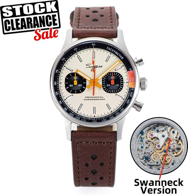 Sugess Chronograph, Automatik, Edelstahl, Saphirglas, Herren - Bild 1