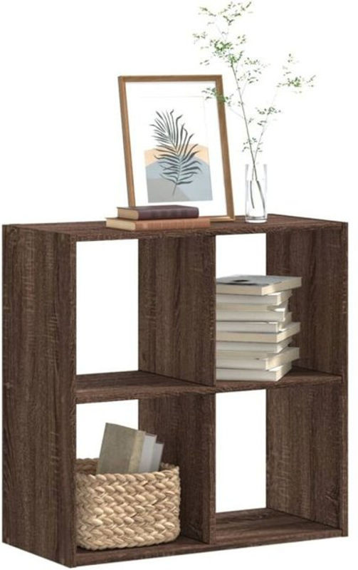 Bücherregal Vidaxl in Braun aus Holzwerkstoff, B/T/H: 68,5 x 32 x 68,5 cm - Bild 1
