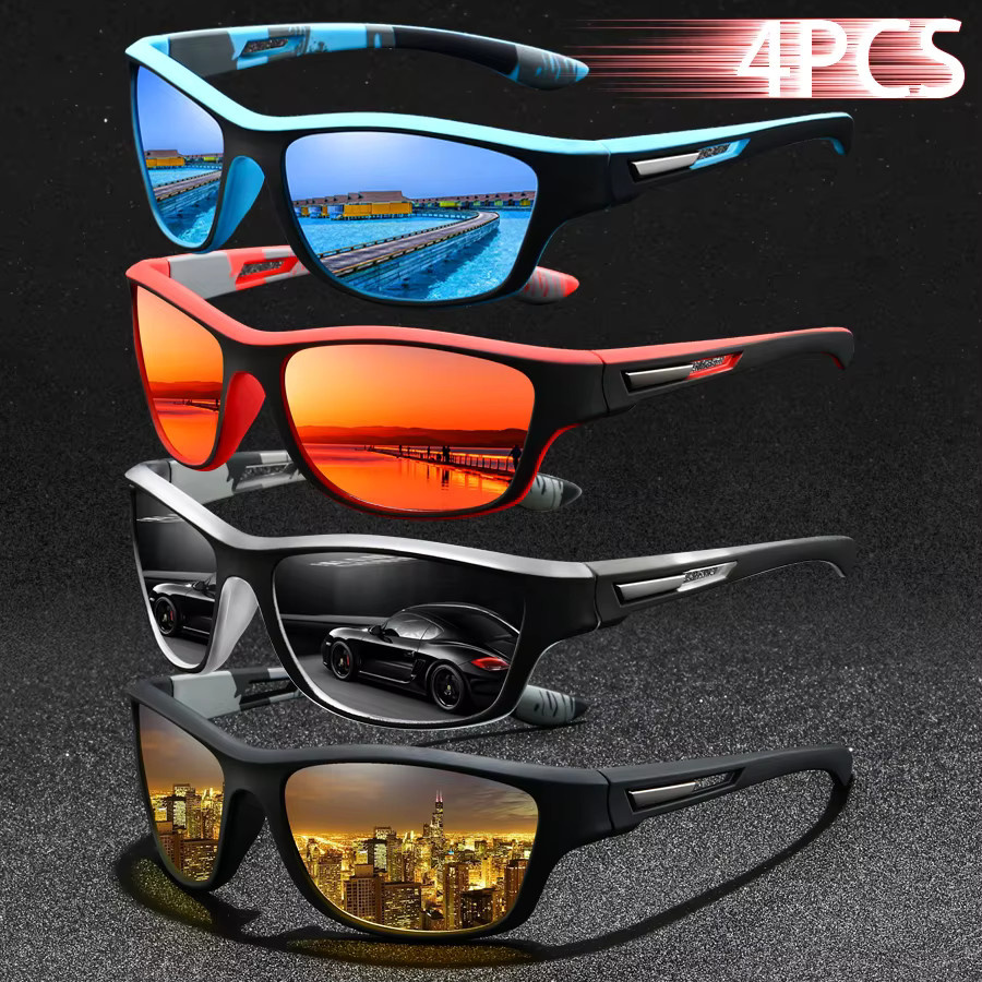 Sportsonnenbrille Unisex, Vollrand, Kunststoff - Bild 1