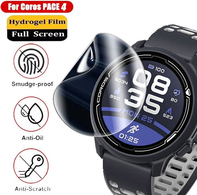 Coros Displayschutzfolie Hydrogel, transparent, Unisex - Bild 1