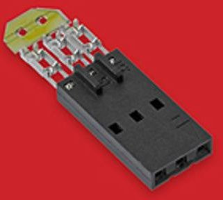 Molex Buchsengehäuse-Kabel Schwarz mit Goldkontakten, 8-polig, Rastermaß: 2.54 mm - Bild 1