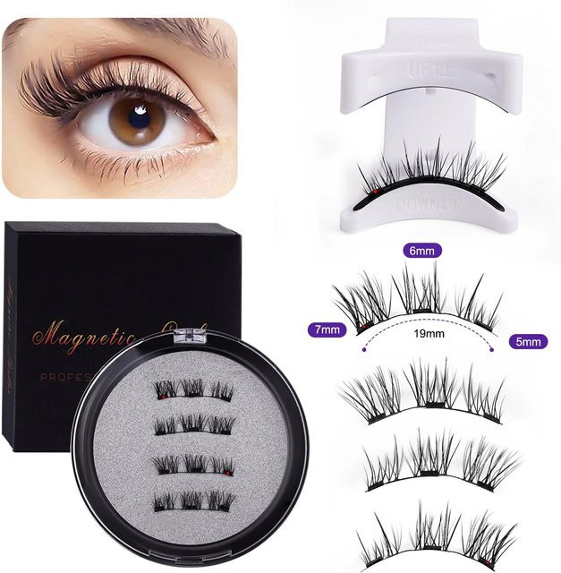 Xieqiuqiu Magnetische Wimpern, natürlich, Unisex, One Size - Bild 1