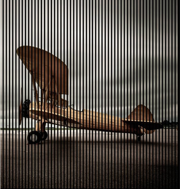 FN Acustico Akustikplatte Flieger Bunt aus PET und MDF, H x B x T: 2.400 x 2.253 x 19 mm - Bild 1