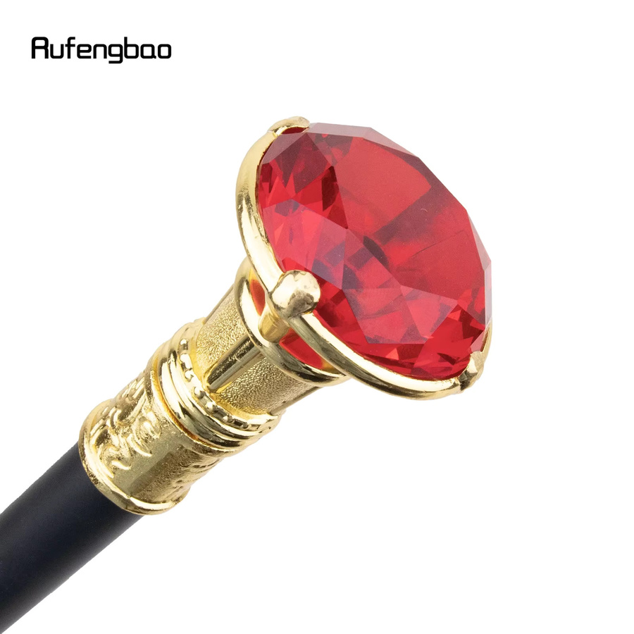 Rufengbao Gehstock, Roter Diamant, Goldener Gehstock, Herren, 93cm - Bild 2